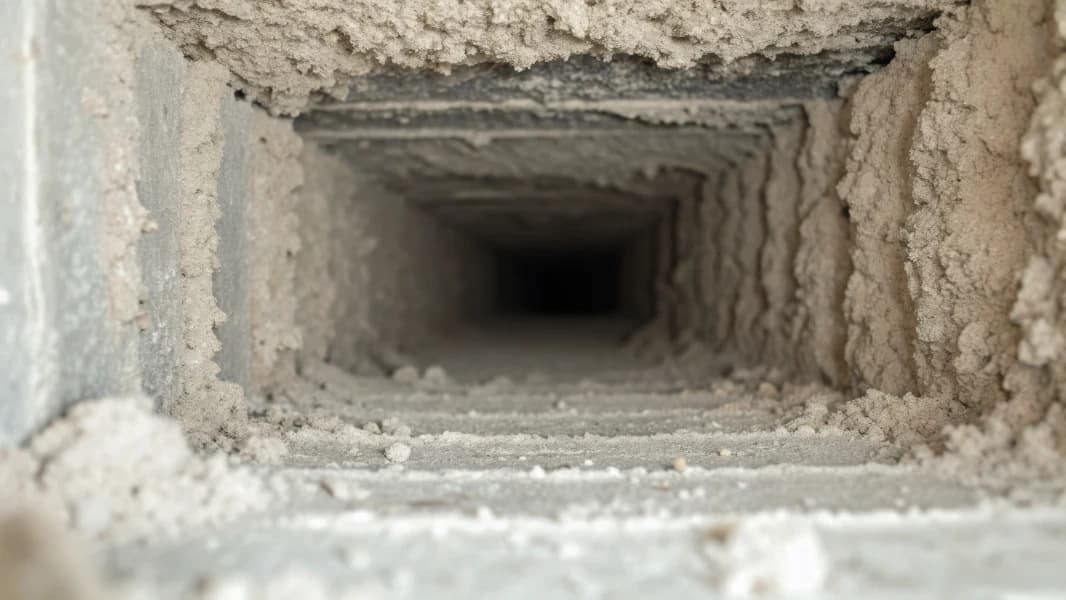 Air supply ductwork sanitised and cleaned to remove grease, oil and airborne contaminants.