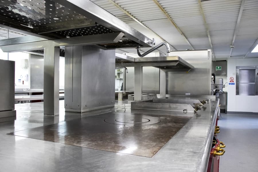 Grease filter exchange service improving safety in commercial kitchen ventilation systems.