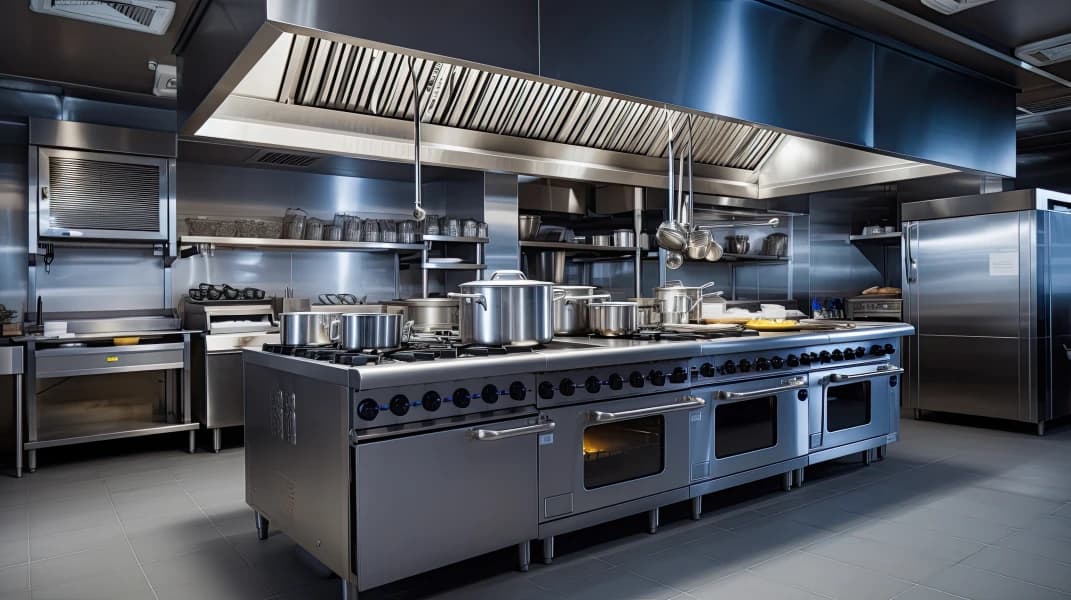 Professional cleaning service after kitchen renovation or construction work.